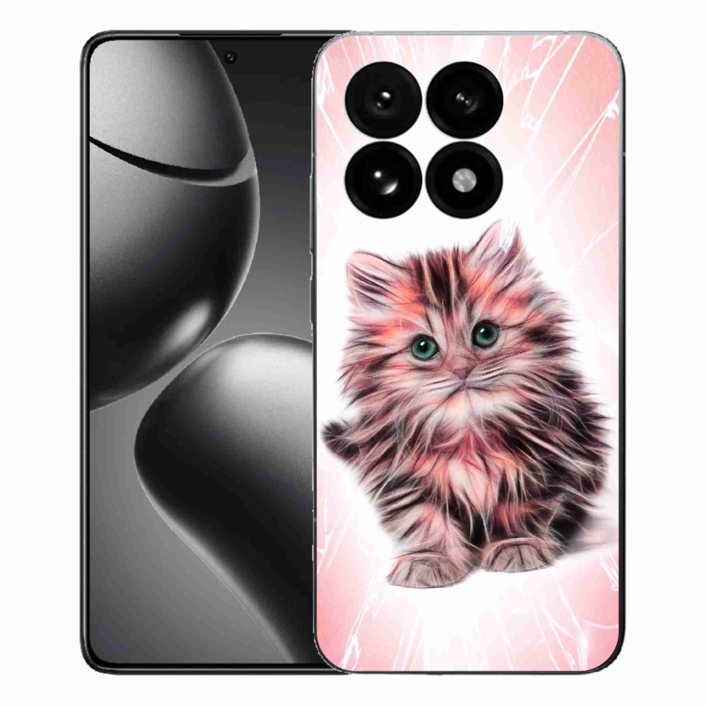 Gelový kryt mmCase na Xiaomi 15T - roztomilé kotě