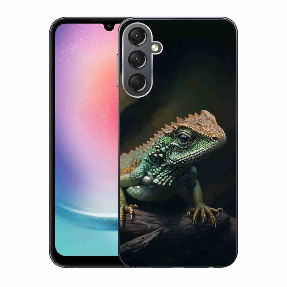 Gelový kryt mmCase na Samsung Galaxy A24 - ještěr