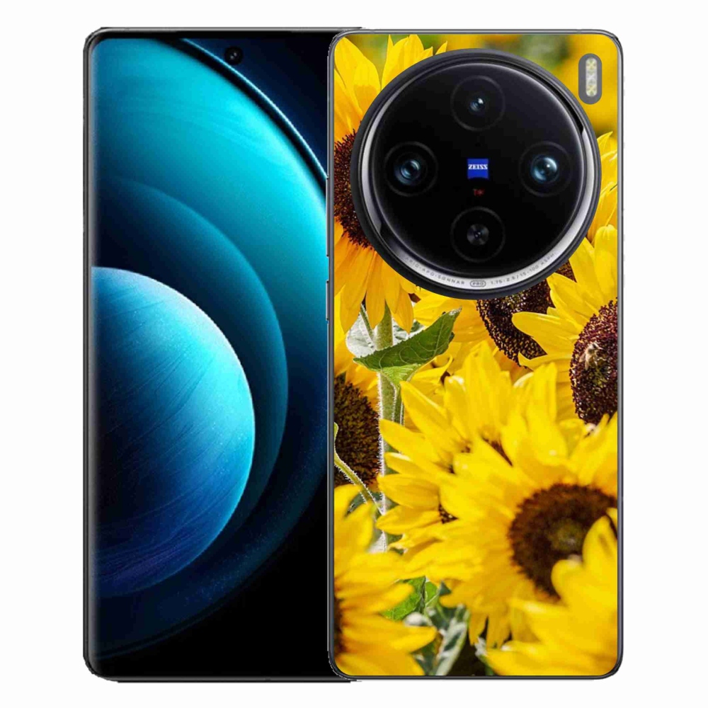 Gelový kryt mmCase na Vivo X100 Pro 5G - slunečnice
