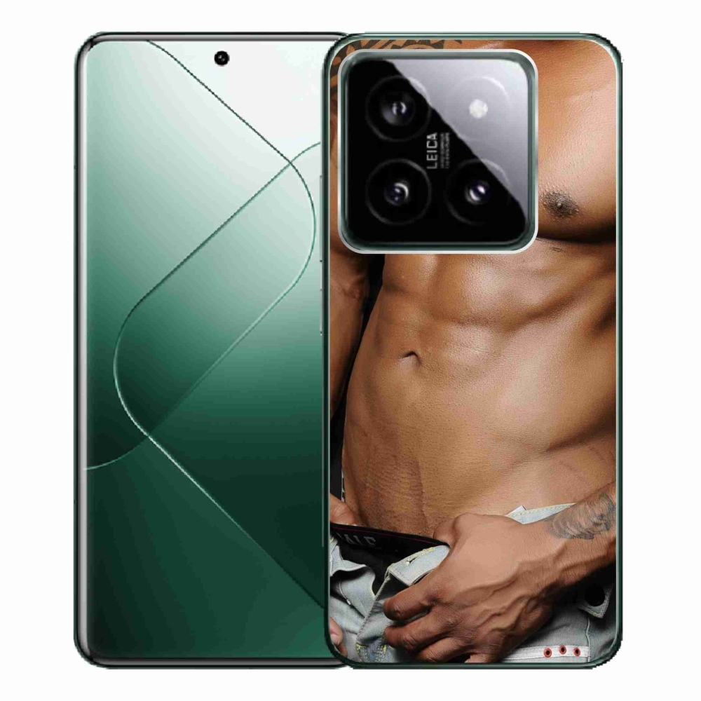 Gelový kryt mmCase na Xiaomi 14 Pro - sexy muž
