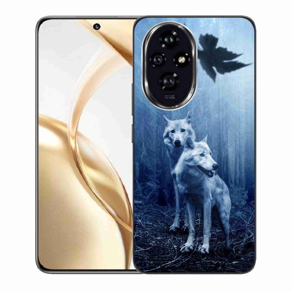 Gelový kryt mmCase na Honor 200 5G - vlci v lese