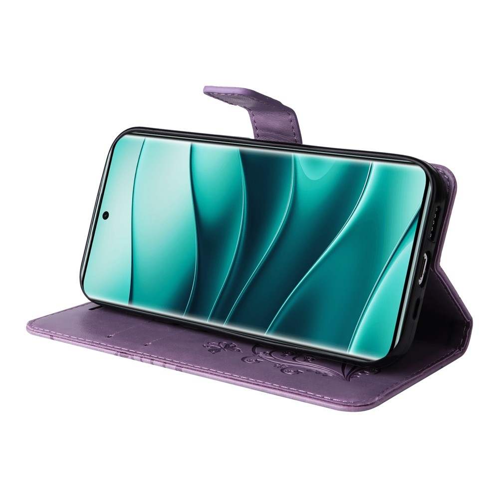 Big Butterfly knížkové pouzdro na Xiaomi Redmi Note 14 Pro 5G/Poco X7 5G/Note 14 Pro+ 5G - fialové