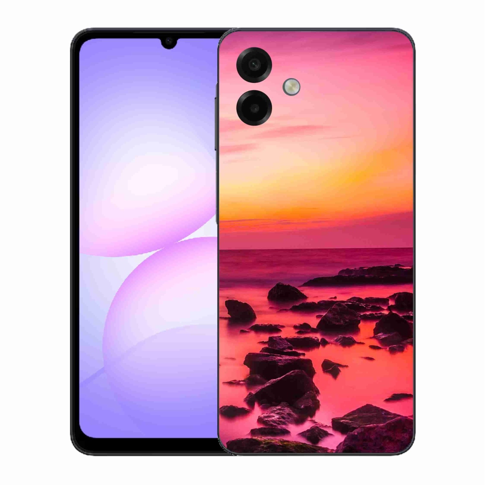Gelový kryt mmCase na Samsung Galaxy A07 4G - moře a záře