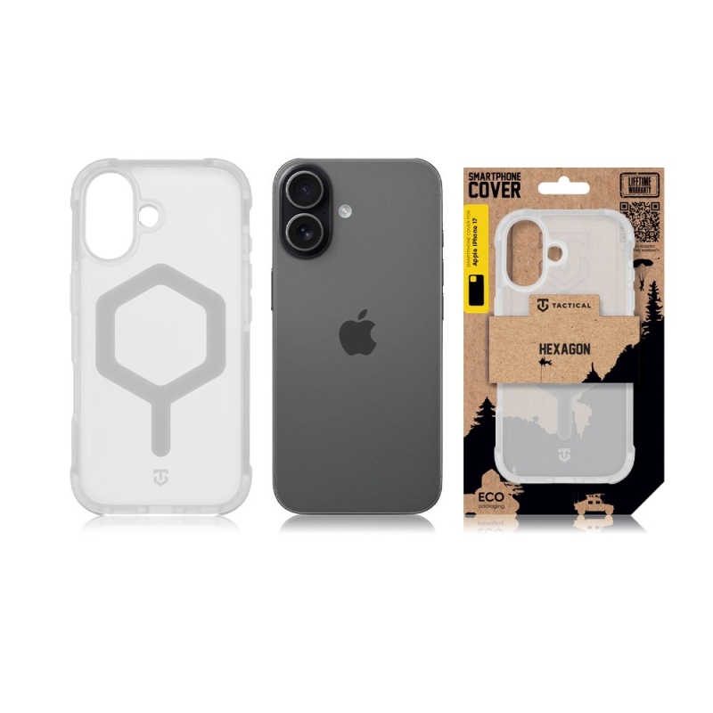 Tactical MagForce Hexagon Kryt pro Apple iPhone 17 T-White