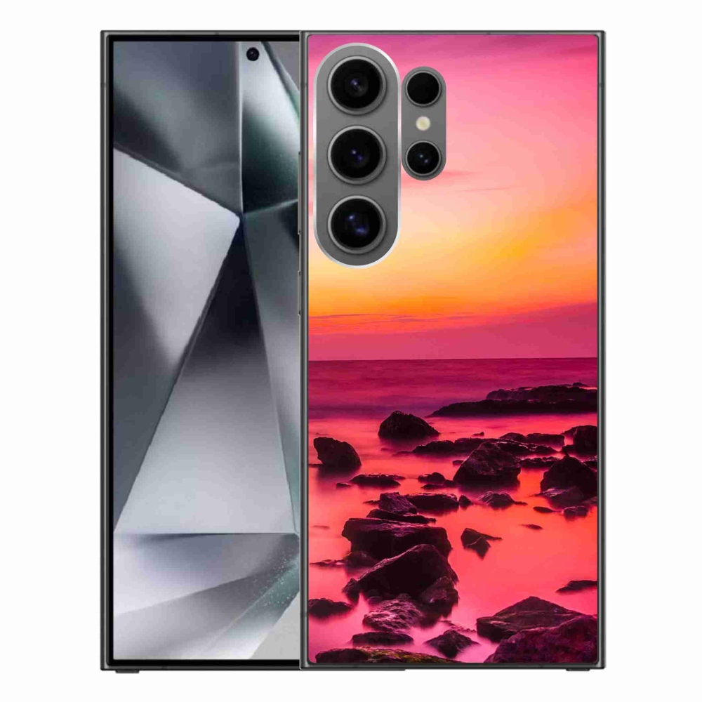 Gelový kryt mmCase na Samsung Galaxy S24 Ultra - moře a záře