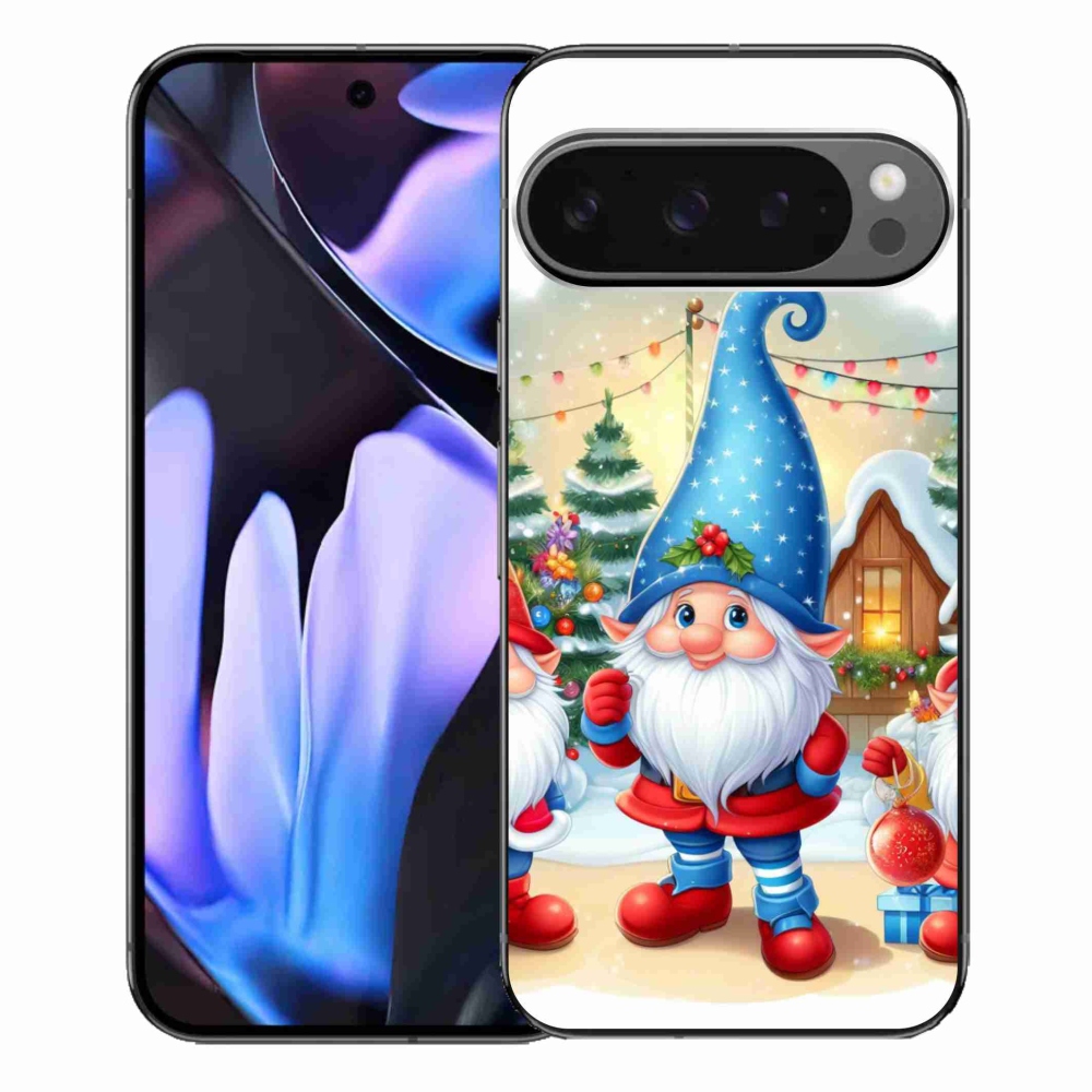Gelový kryt mmCase na Google Pixel 9 Pro XL - vánoční skřítci