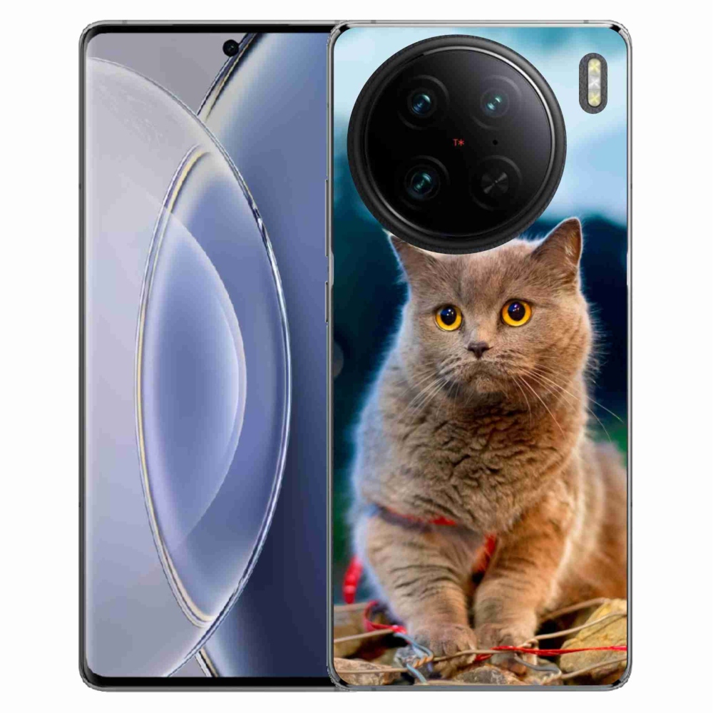 Gelový kryt mmCase na Vivo X90 Pro - britská modrá 2