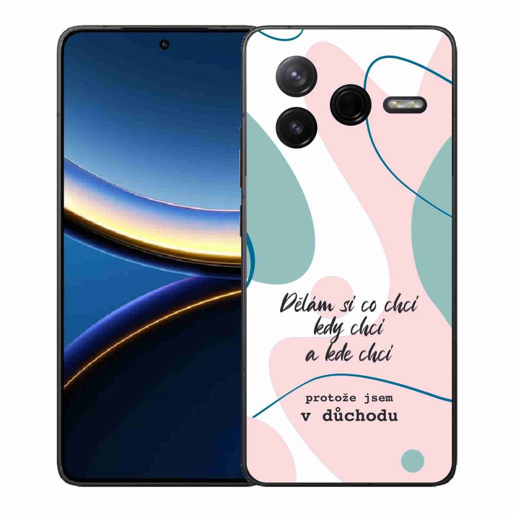 Gelový kryt mmCase na Xiaomi Poco F7 Pro - vtipný text 10 bílé pozadí