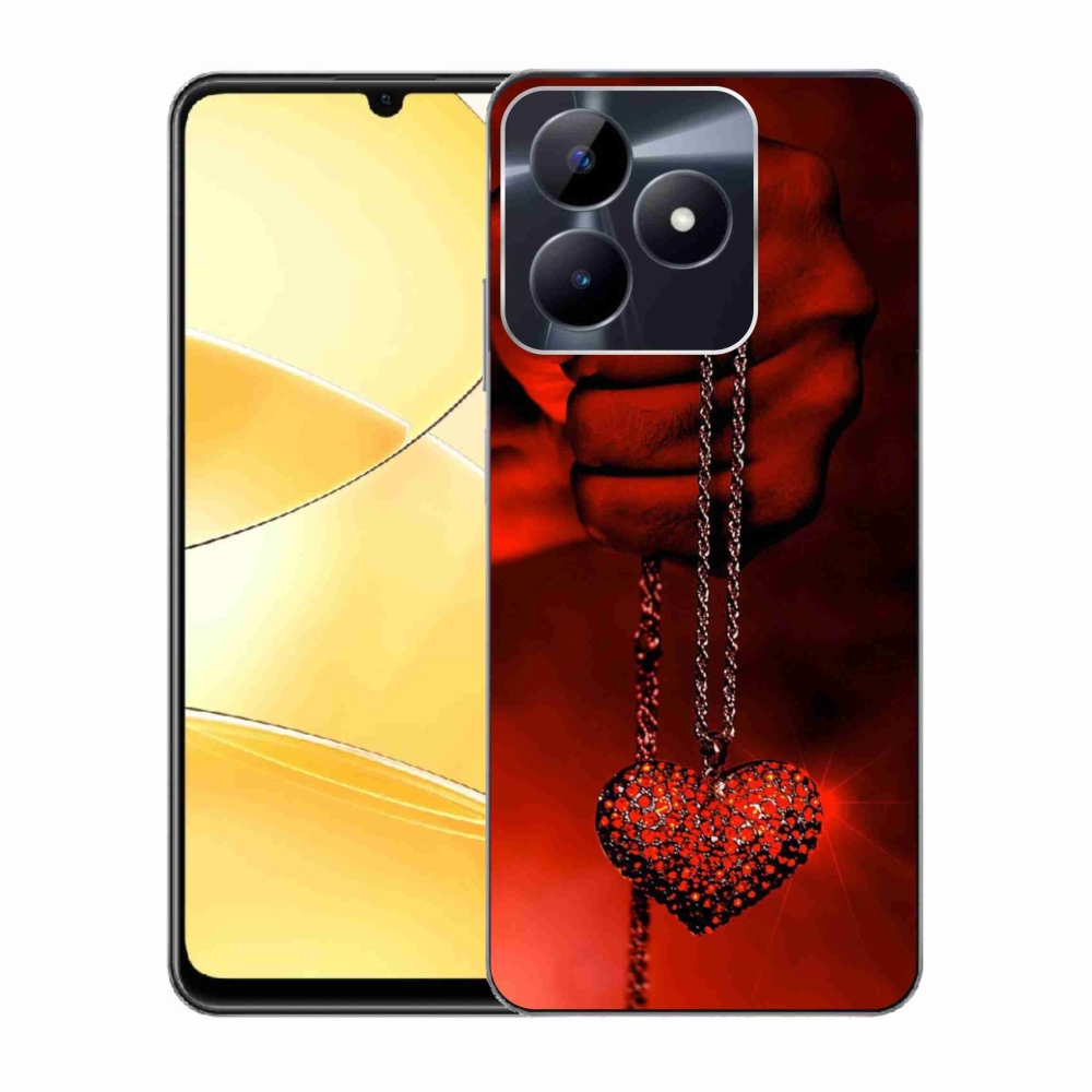 Gelový kryt mmCase na Realme C51/C53 - náhrdelník