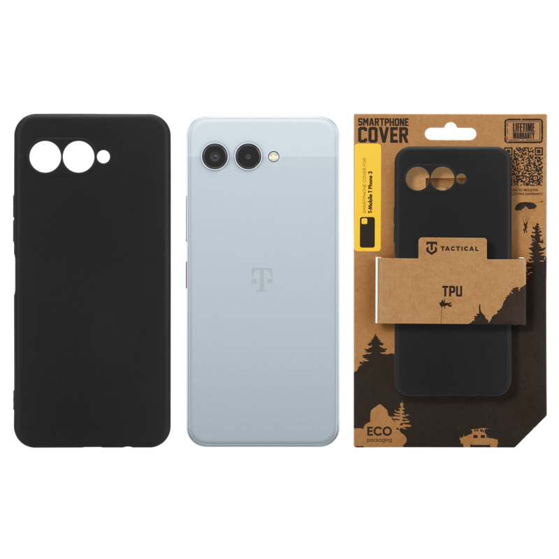 Tactical TPU Kryt pro T-Mobile T Phone 3 Black