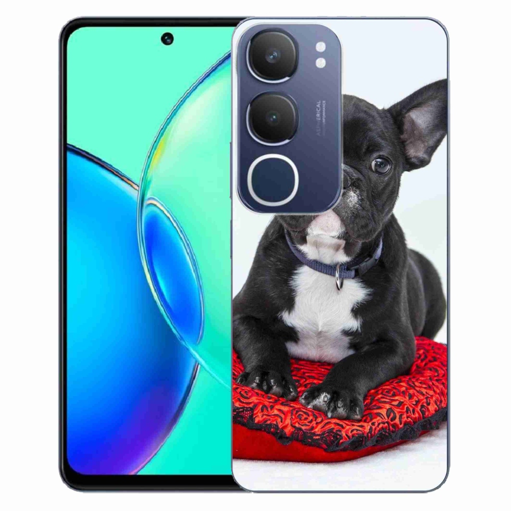 Gelový kryt mmCase na Vivo Y19s - buldok