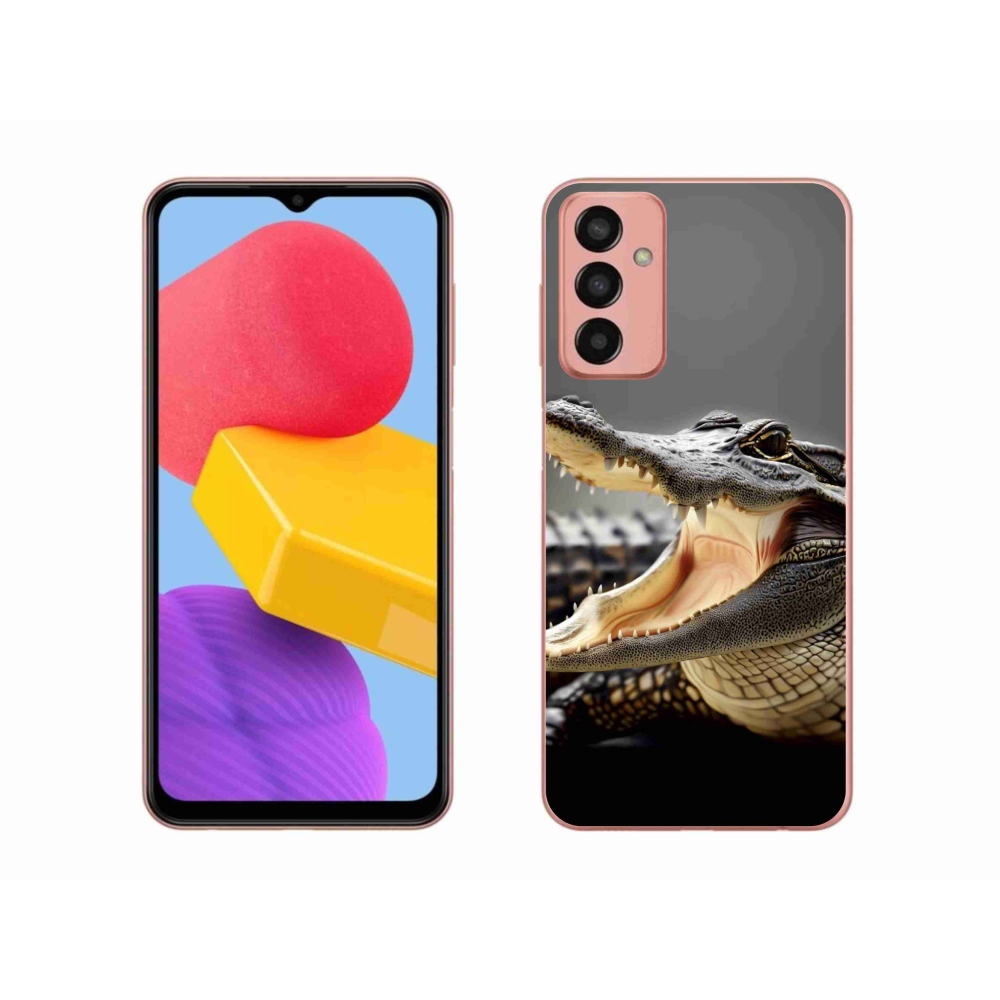 Gelový kryt mmCase na Samsung Galaxy M13 - krokodýl