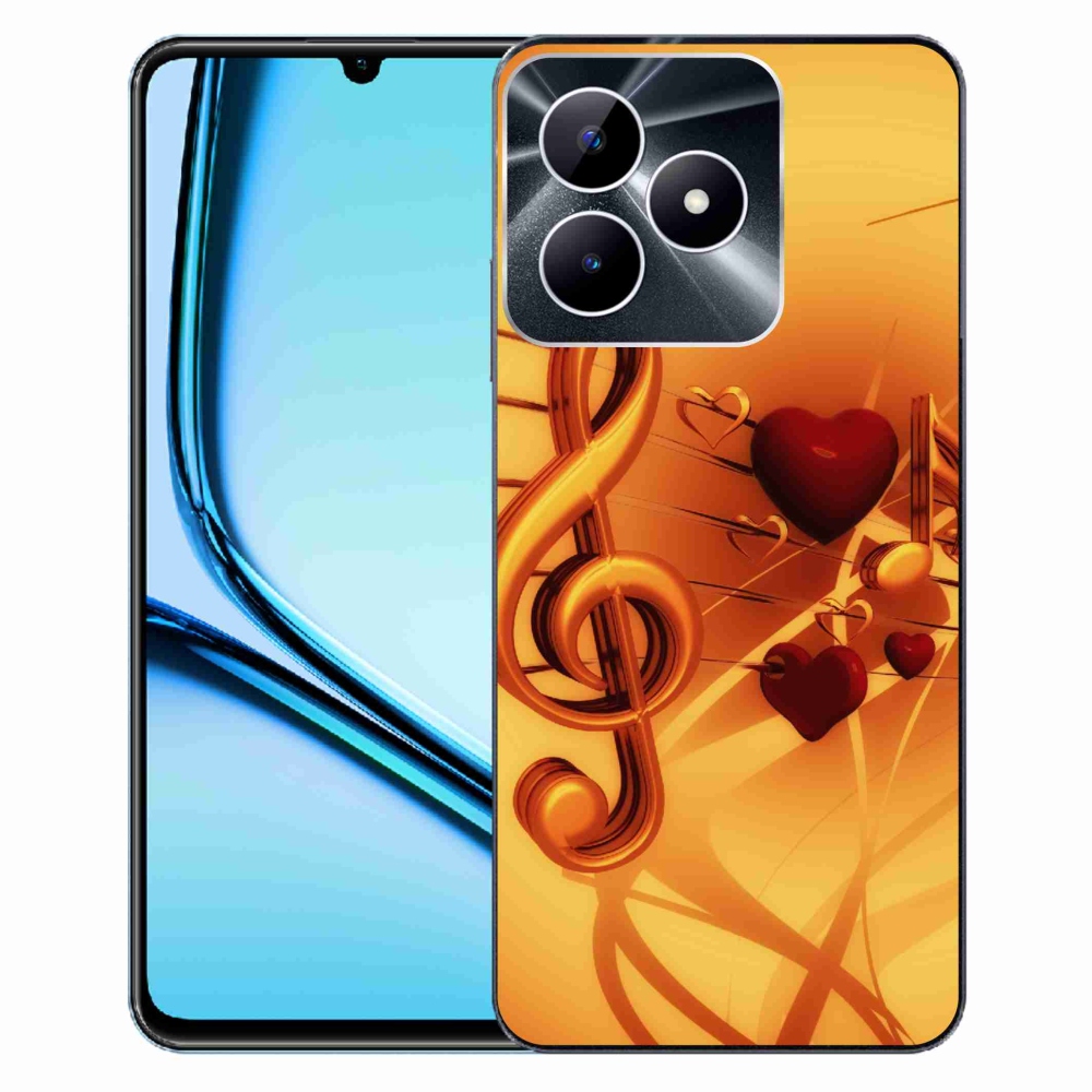 Gelový kryt mmCase na Realme Note 50 - noty