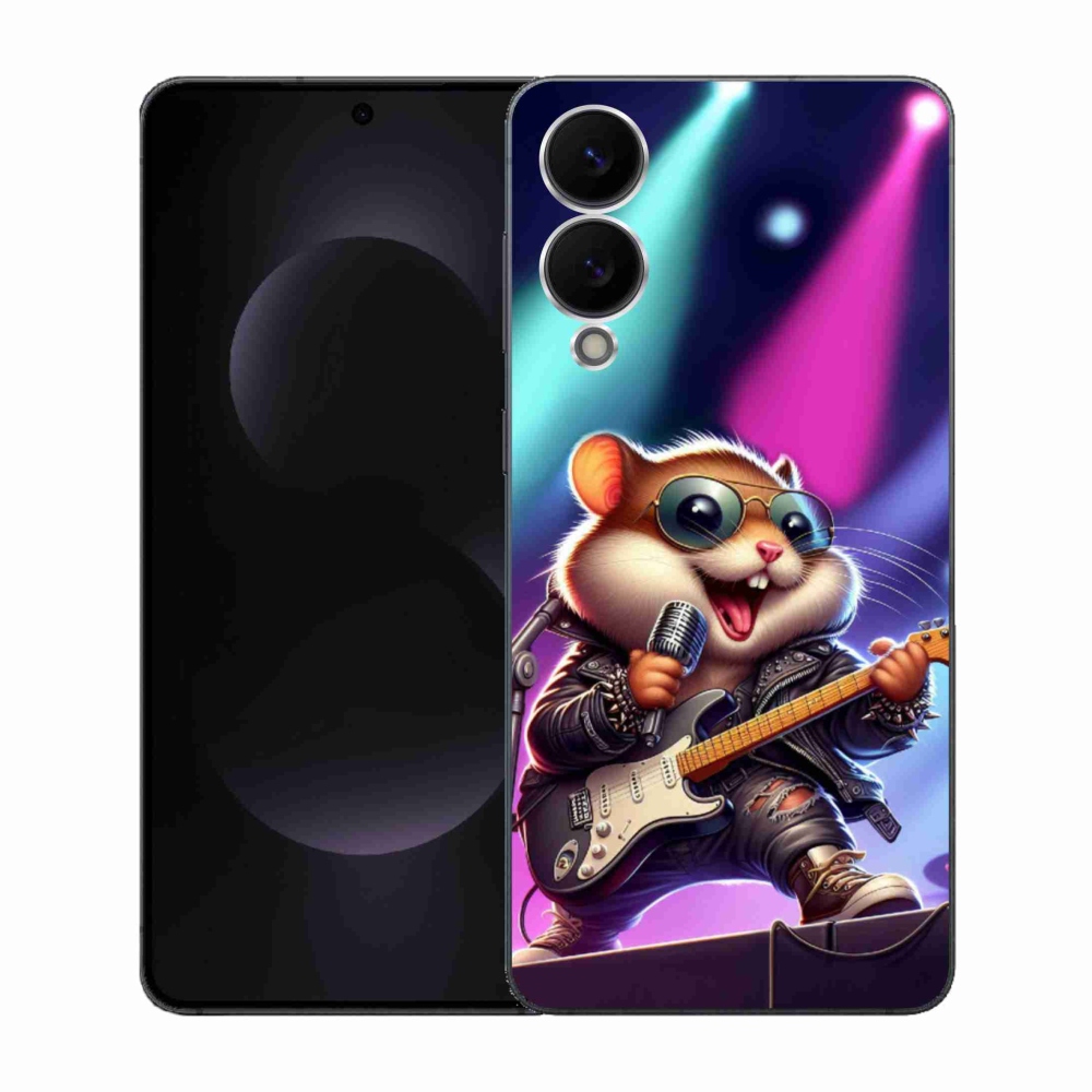 Gelový kryt mmCase na Samsung Galaxy S25 Edge - křeček rocker