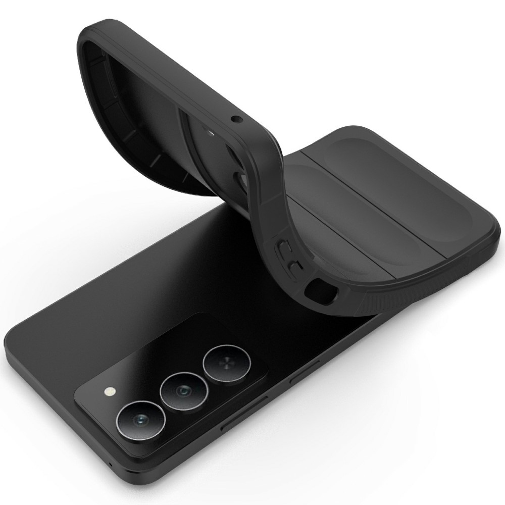 Rugg odolný gelový obal na Realme 14x 5G - černý