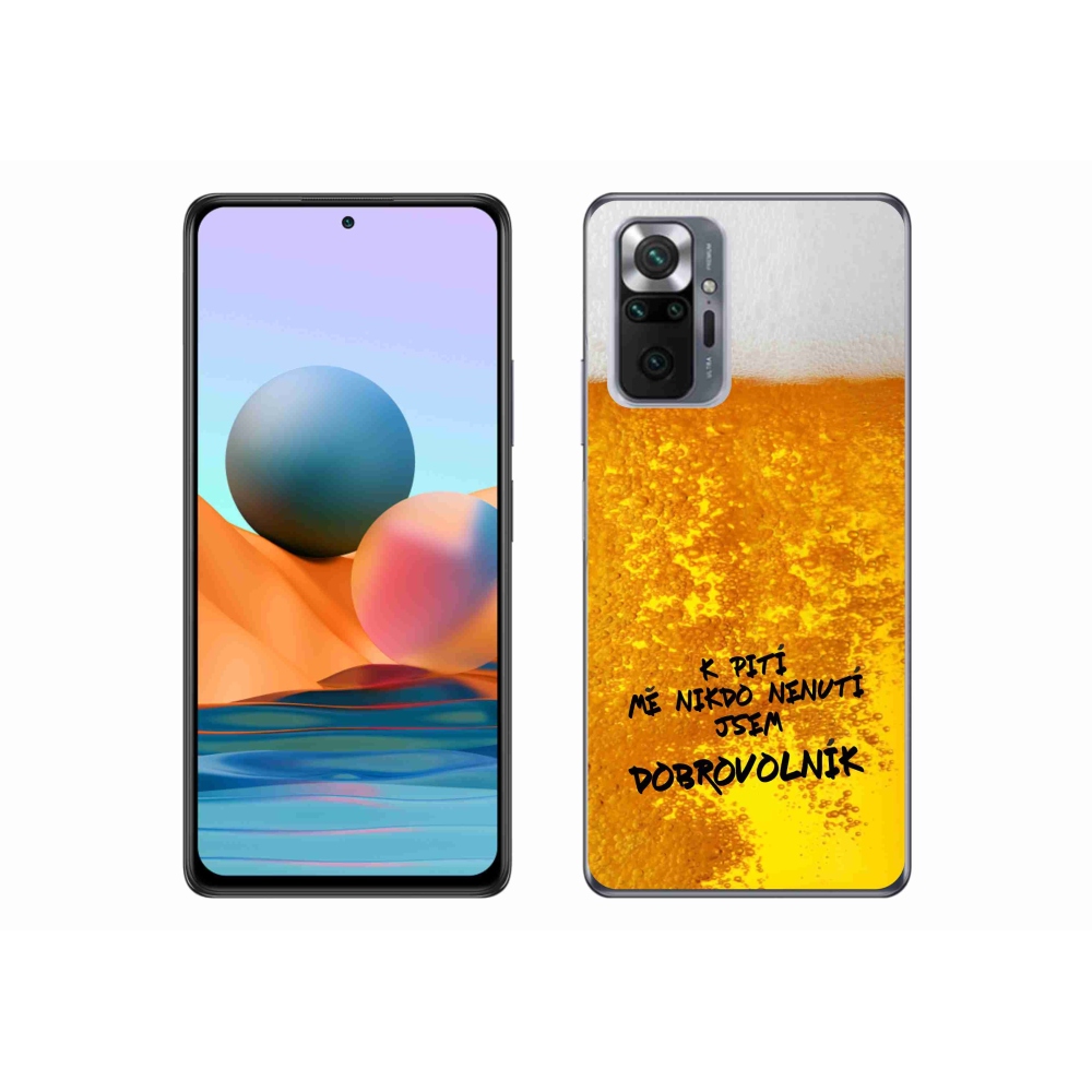 Gelový kryt mmCase na Xiaomi Redmi Note 10 Pro - pivní motiv 4