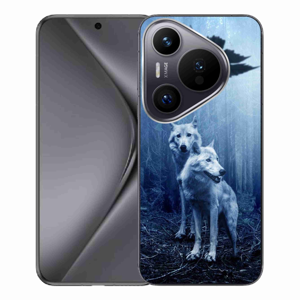 Gelový kryt mmCase na Huawei Pura 70 Pro - vlci v lese