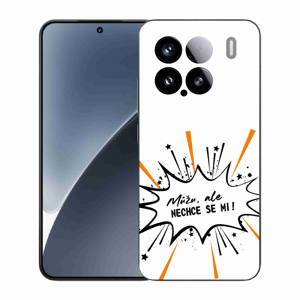 Gelový kryt mmCase na Xiaomi 15 - vtipný text 11 bílé pozadí