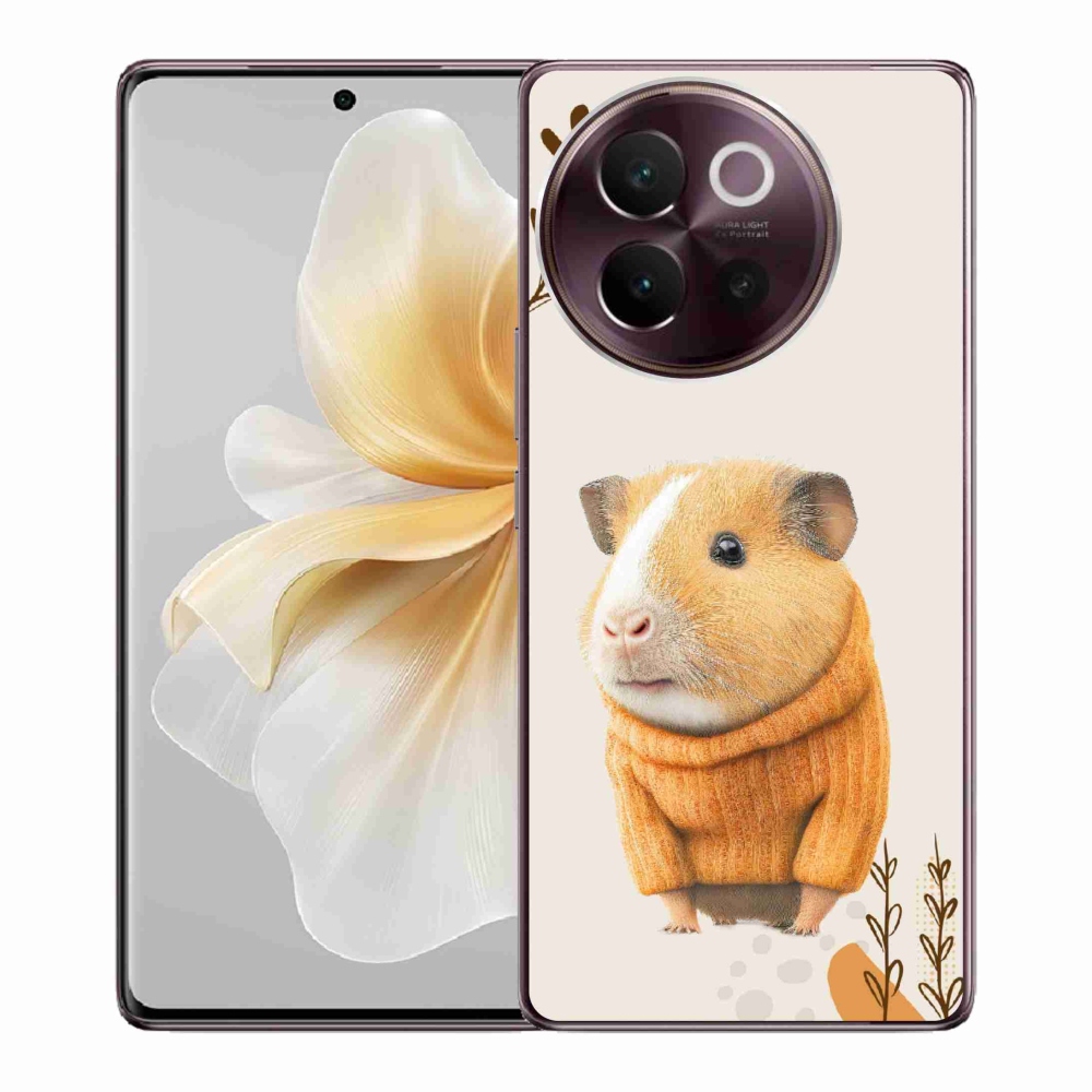 Gelový kryt mmCase na Vivo V40 Lite 5G - morče ve svetru
