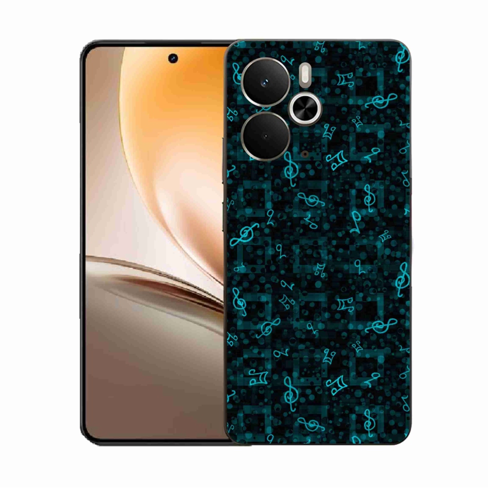 Gelový kryt mmCase na Realme 14 5G - noty 1