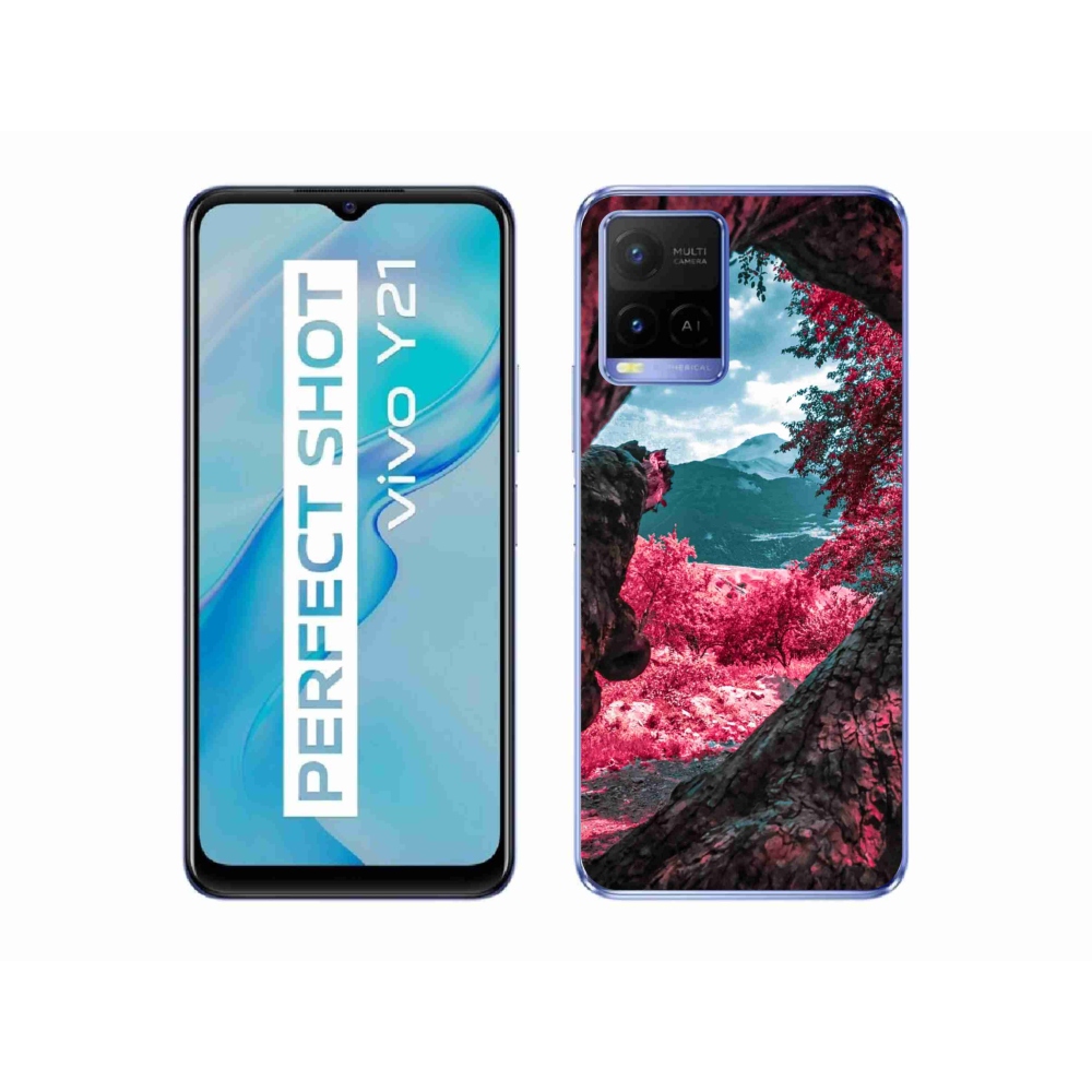 Gelový kryt mmCase na Vivo Y21/Y21s/Y33s - výhled na hory