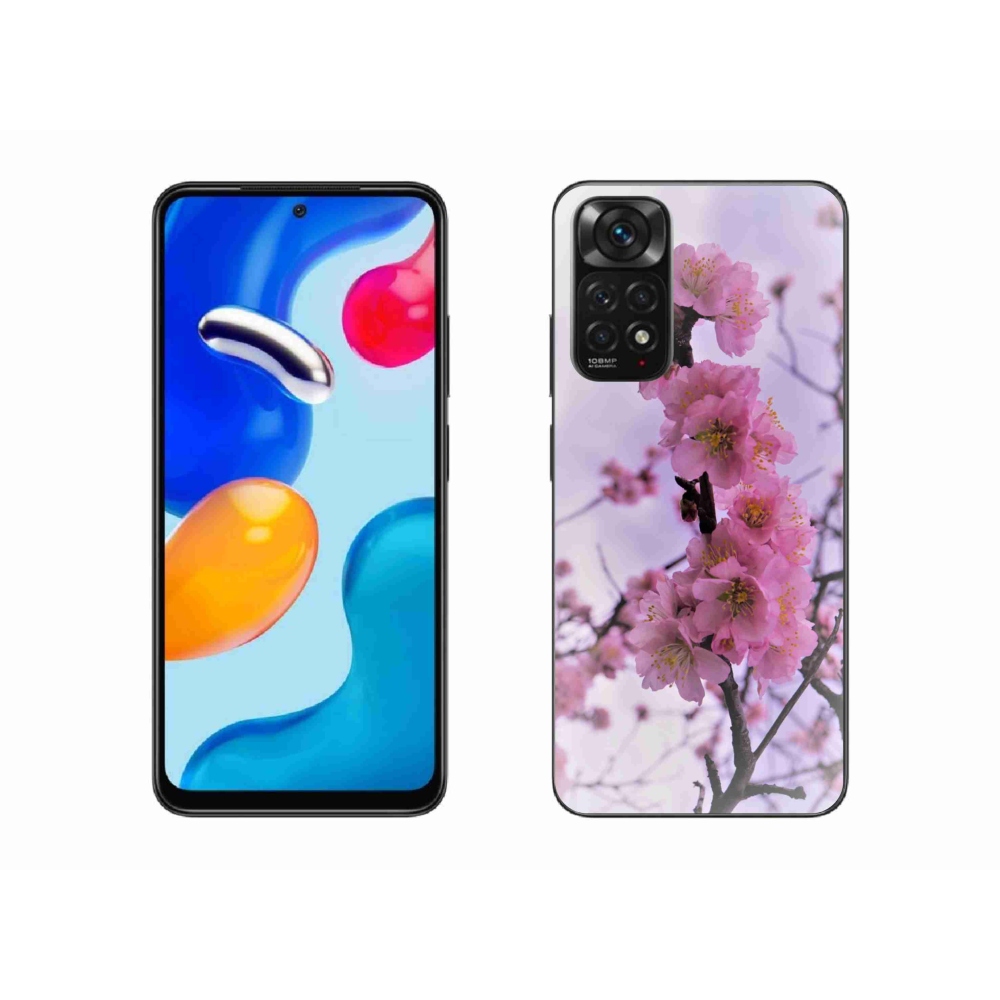 Gelový kryt mmCase na Xiaomi Redmi Note 11 4G - květiny 7