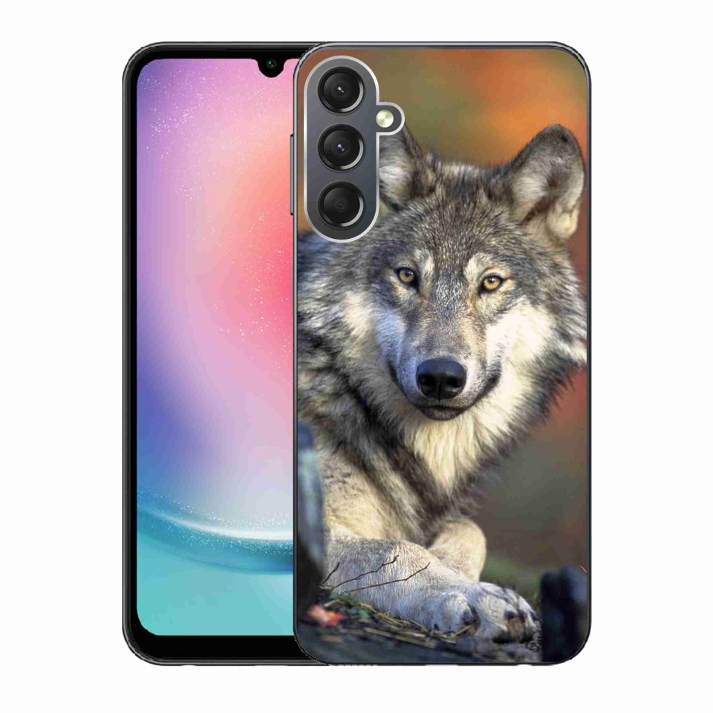 Gelový obal mmCase na Samsung Galaxy A24 - vlk
