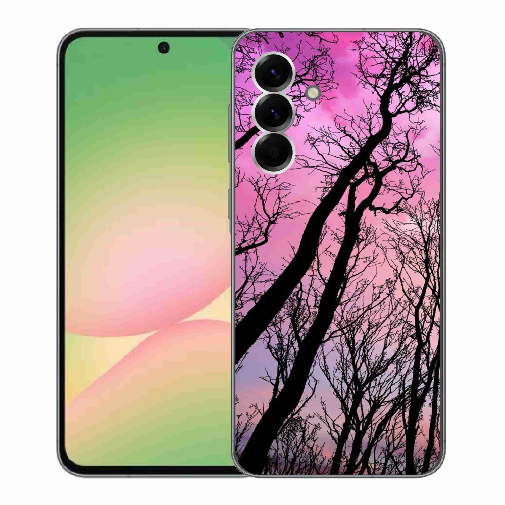 Gelový kryt mmCase na Samsung Galaxy A56 5G - opadané stromy