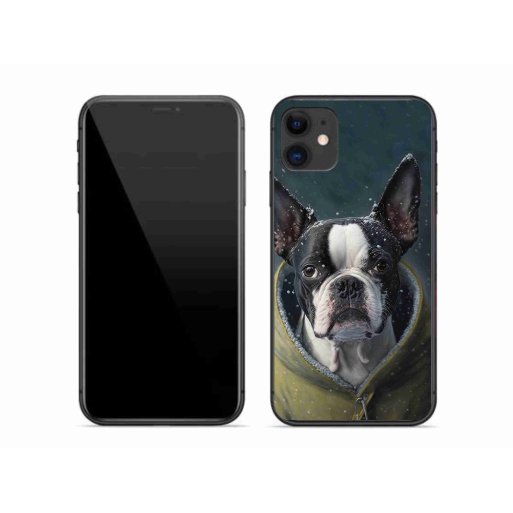 Gelový kryt mmCase na iPhone 11 - buldoček