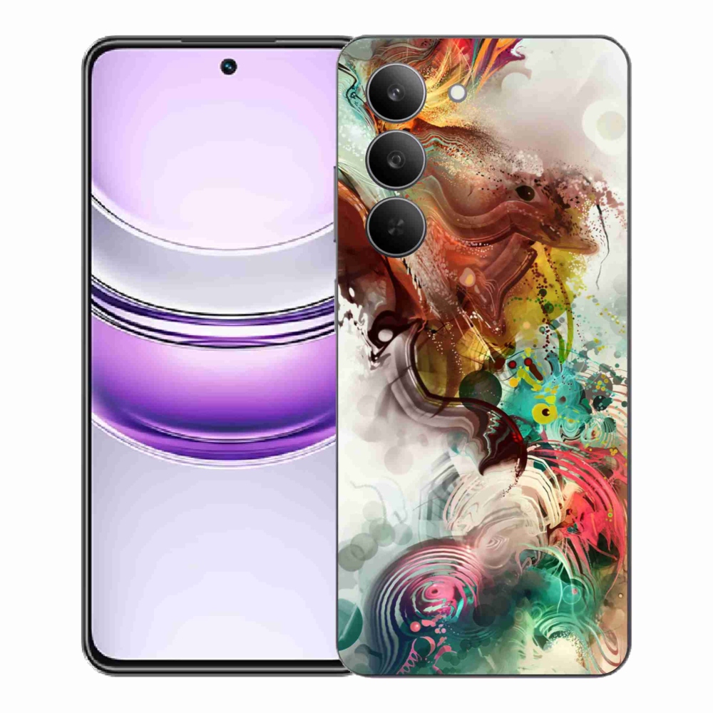 Gelový kryt mmCase na Realme 14x 5G - abstrakt 1