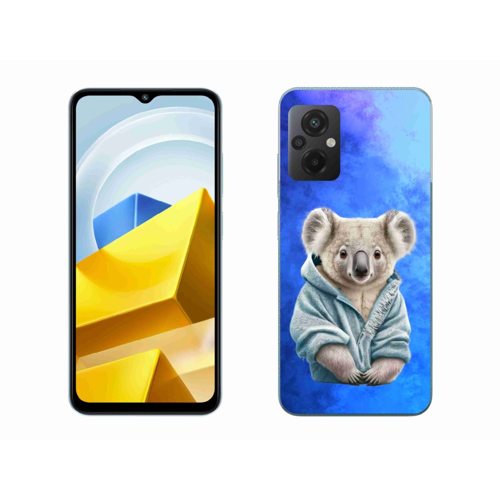Gelový kryt mmCase na Xiaomi Poco M5 4G - koala ve svetru