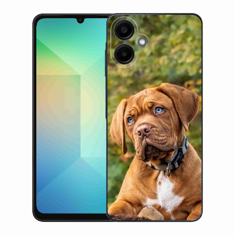 Gelový kryt mmCase na Samsung Galaxy A06 4G - štěně 