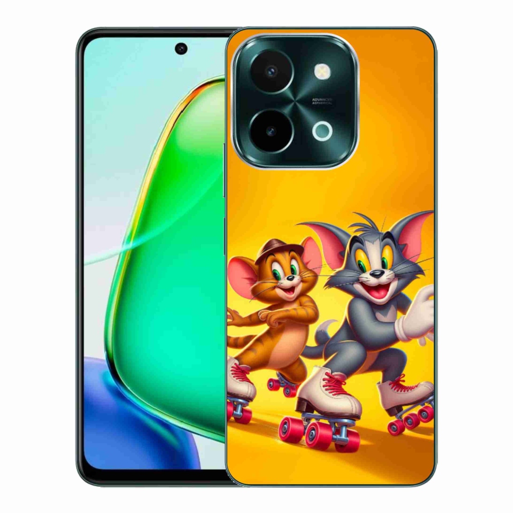 Gelový kryt mmCase na Vivo Y28 - tom a jerry
