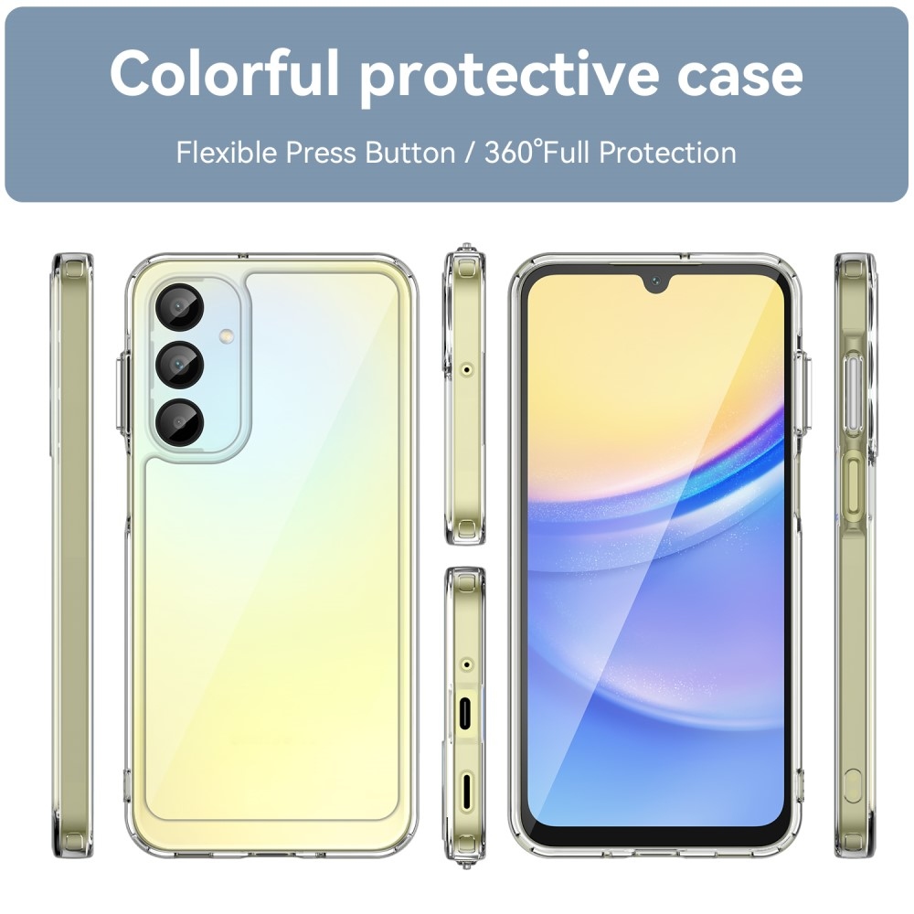 Gelový obal s pevnými zády na Samsung Galaxy A16 4G/5G - průhledný
