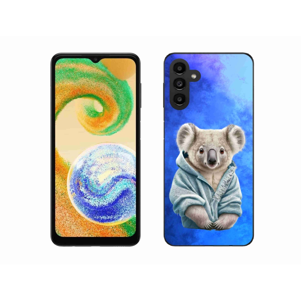 Gelový kryt mmCase na Samsung Galaxy A04s (164.7x76.7x9.1mm) - koala ve svetru