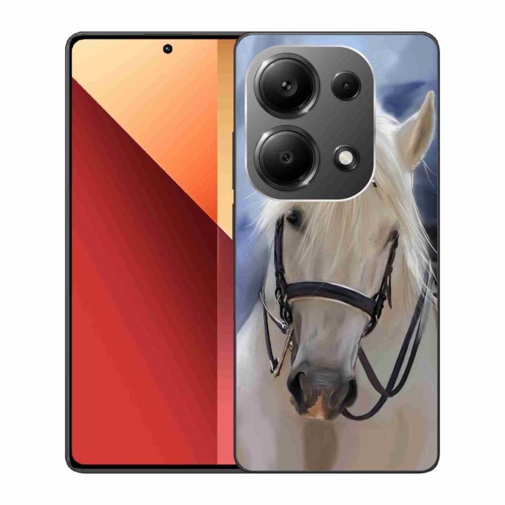 Gelový kryt mmCase na Xiaomi Redmi Note 13 Pro 4G/Poco M6 Pro - bílý kůň