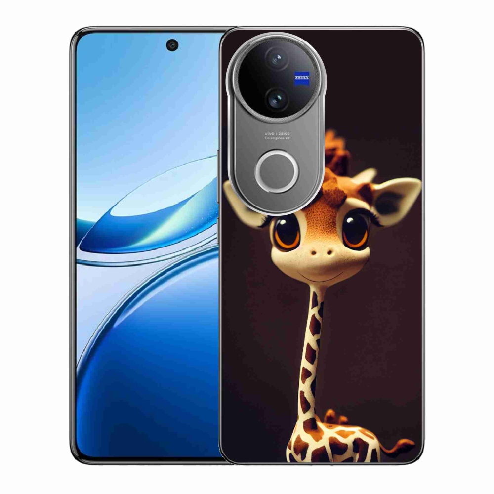 Gelový kryt mmCase na Vivo V50 5G - malá žirafa