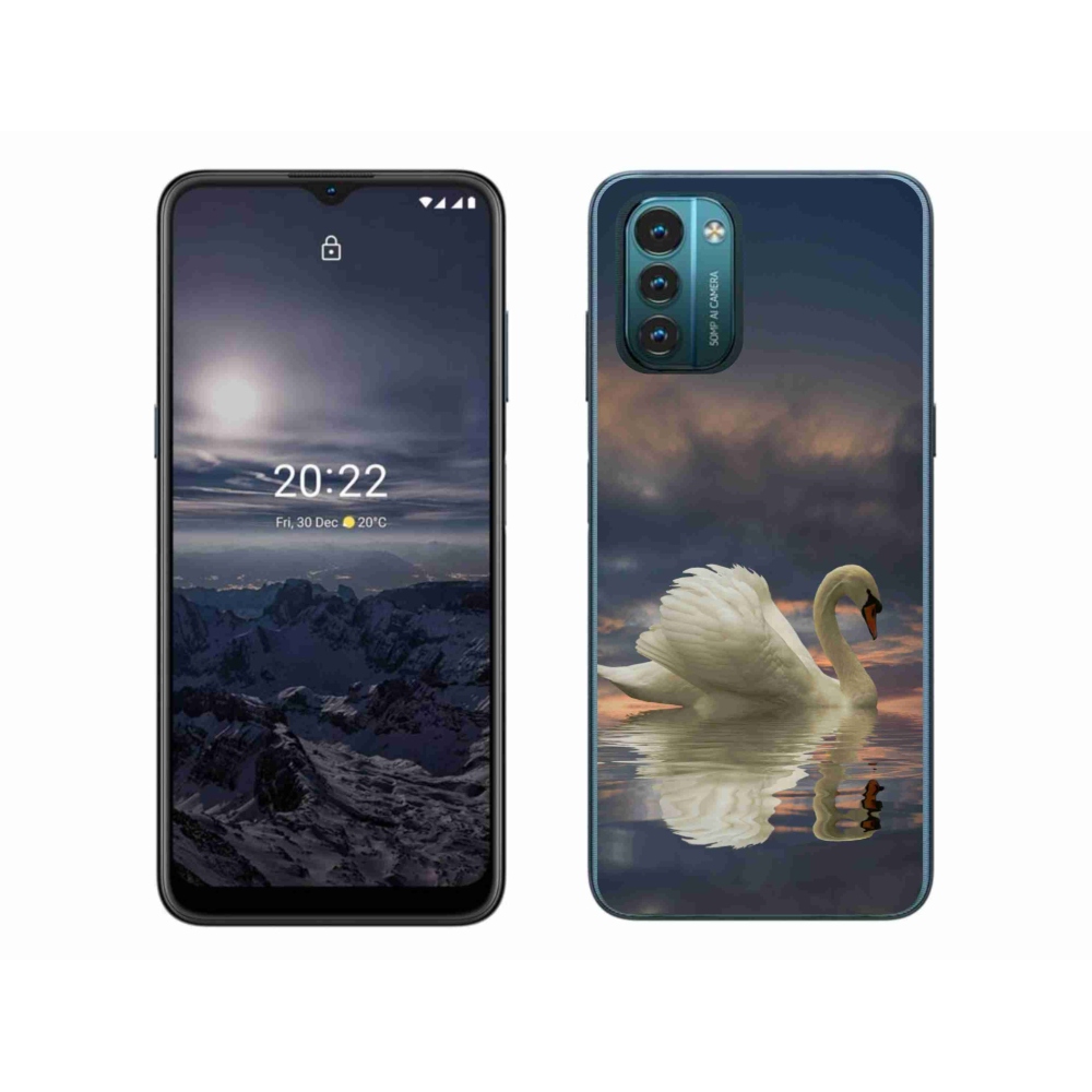Gelový kryt mmCase na Nokia G11/G21 - labuť