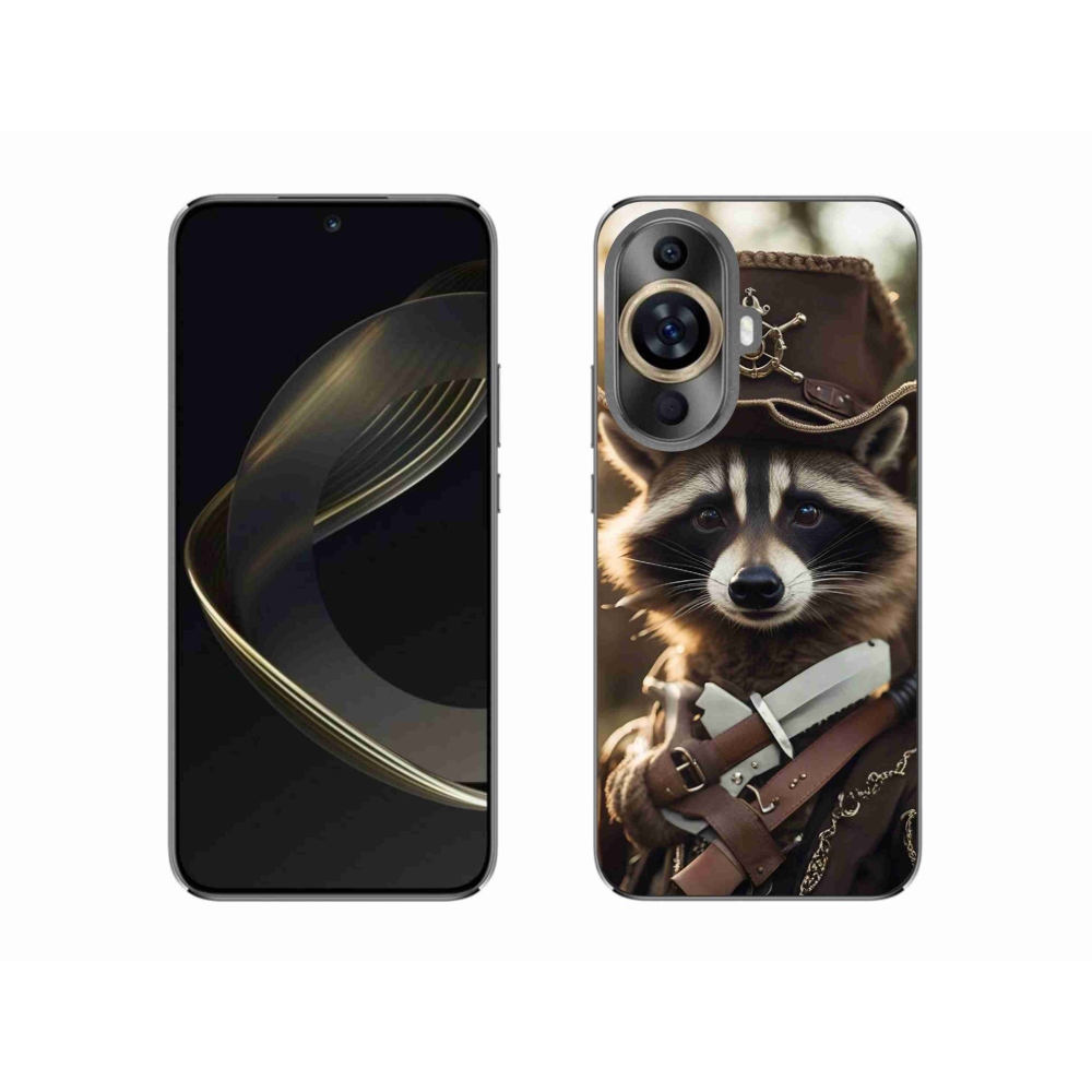 Gelový kryt mmCase na Huawei Nova 11 - mýval v uniformě
