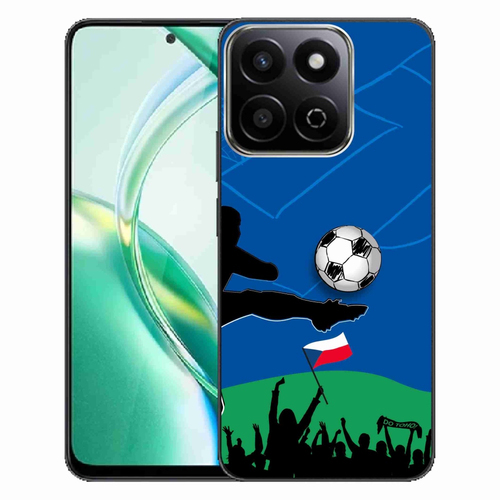 Gelový kryt mmCase na Honor 200 Smart 5G - fanoušci fotbalu