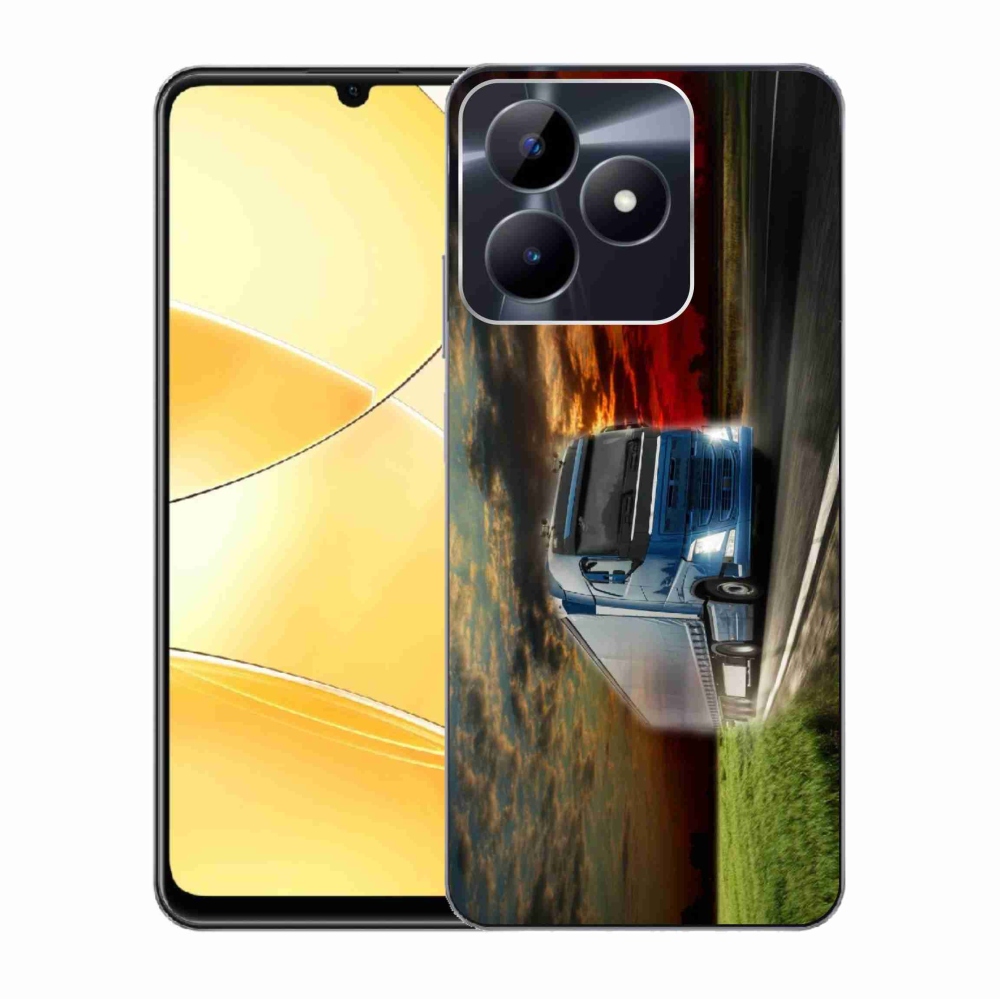 Gelový kryt mmCase na Realme C51/C53 - kamion 4