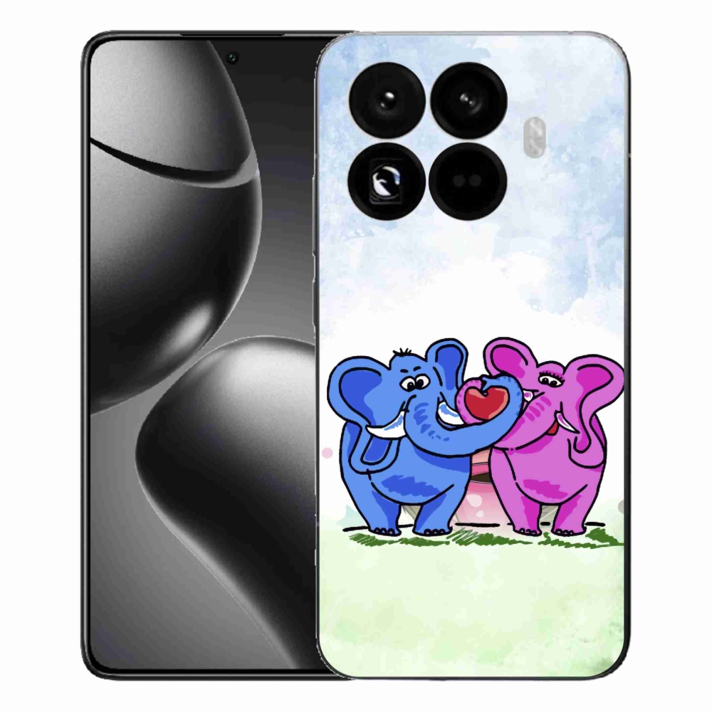 Gelový kryt mmCase na Xiaomi 15T Pro - zamilovaní sloni