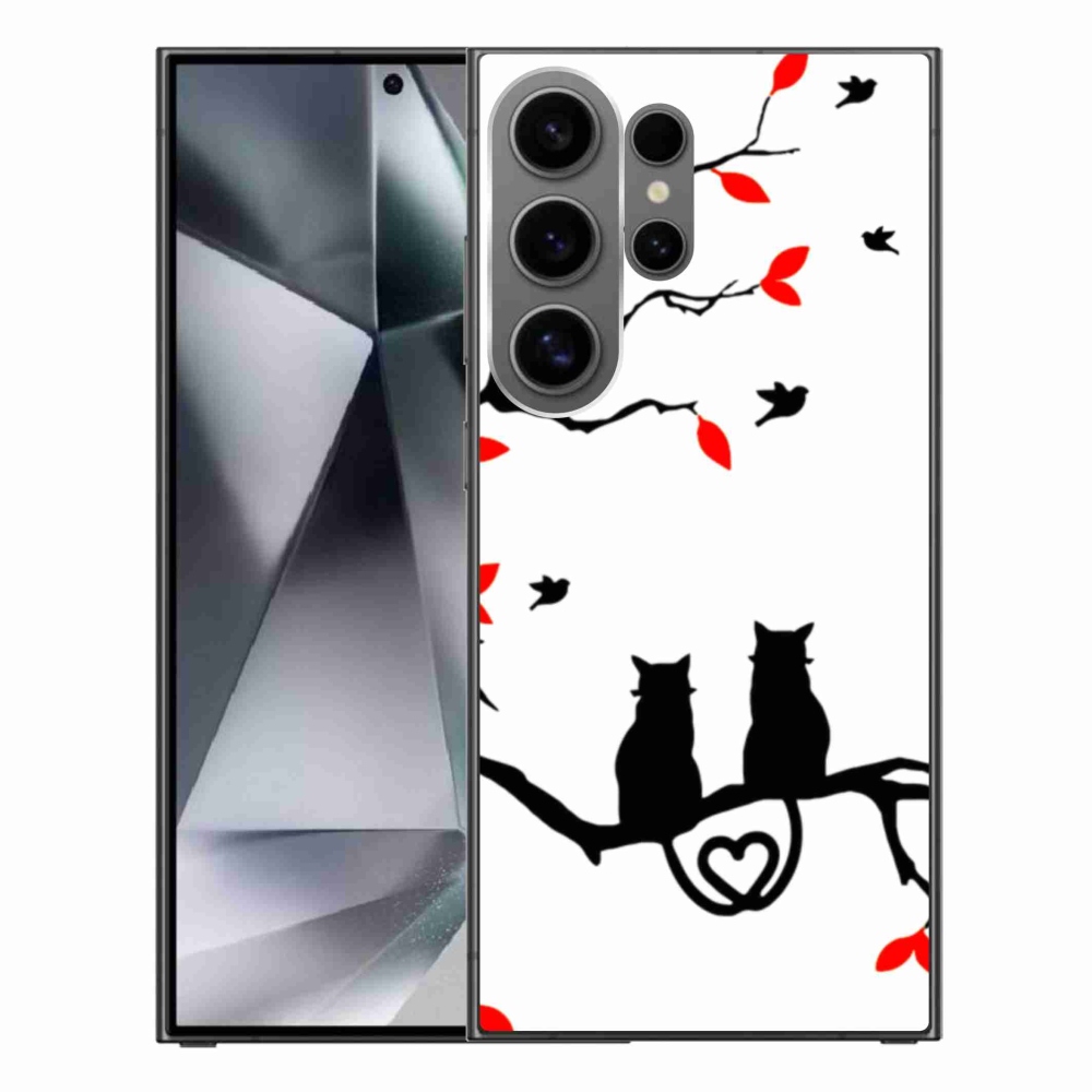 Gelový kryt mmCase na Samsung Galaxy S24 Ultra - kočičí láska