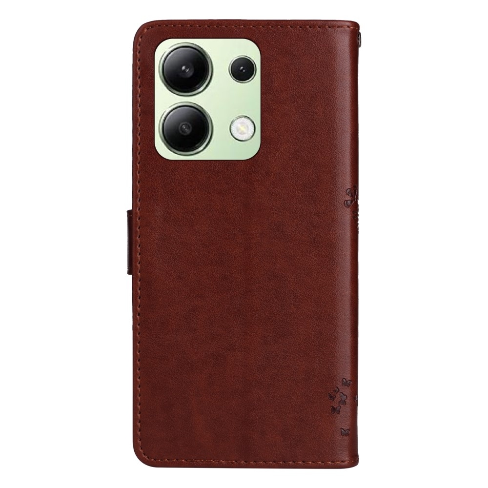 Trees knížkové pouzdro na Xiaomi Redmi Note 13 - hnědé