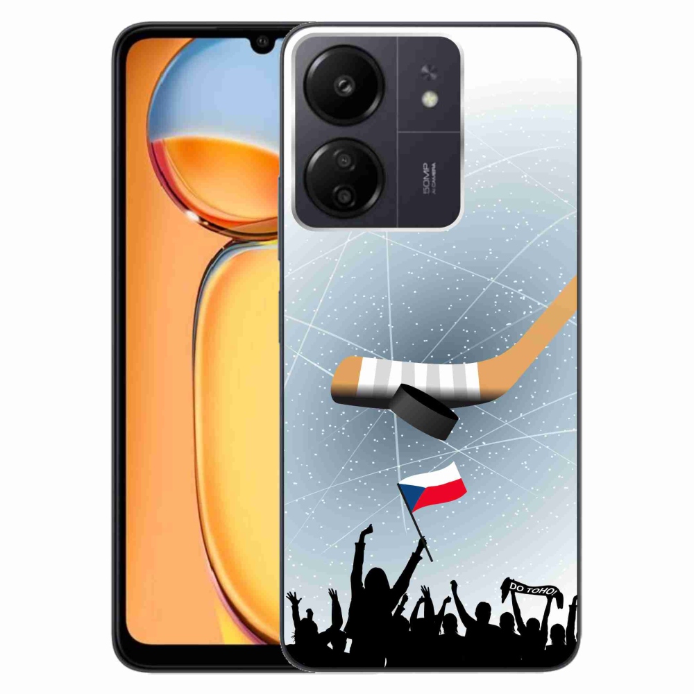 Gelový kryt mmCase na Xiaomi Poco C65/Redmi 13C - fanoušci hokeje