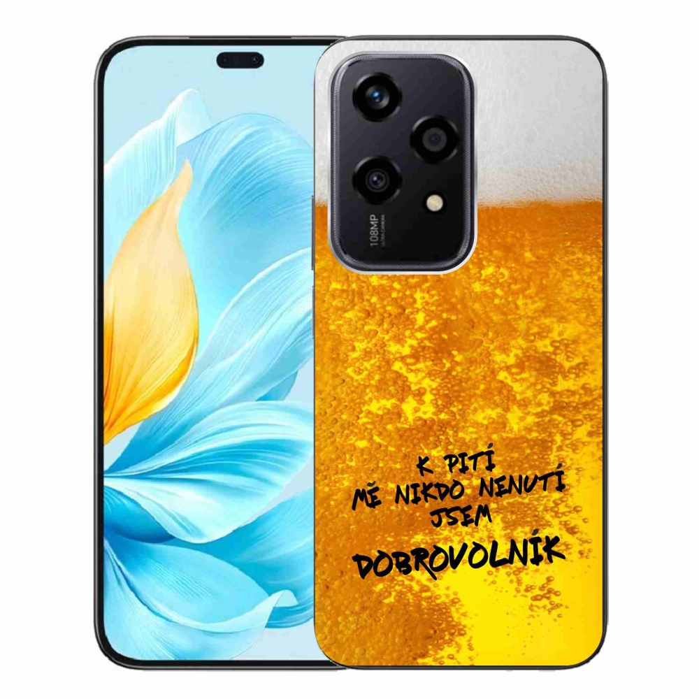 Gelový kryt mmCase na Honor 200 Lite 5G - pivní motiv 4