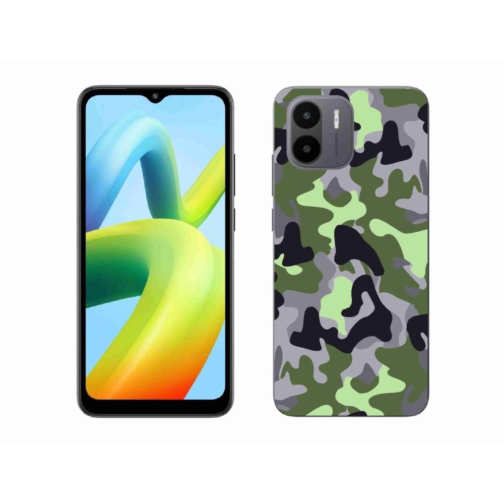 Gelový kryt mmCase na Xiaomi Redmi A1/Redmi A2 - maskáčový vzor 7