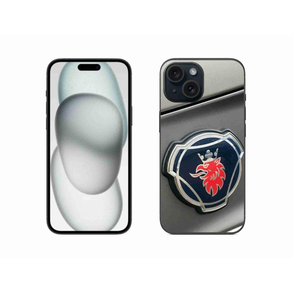Gelový kryt mmCase na iPhone 15 - znak 2
