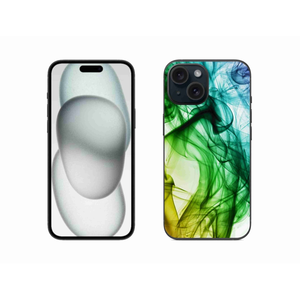 Gelový kryt mmCase na iPhone 15 - abstraktní vzor 3