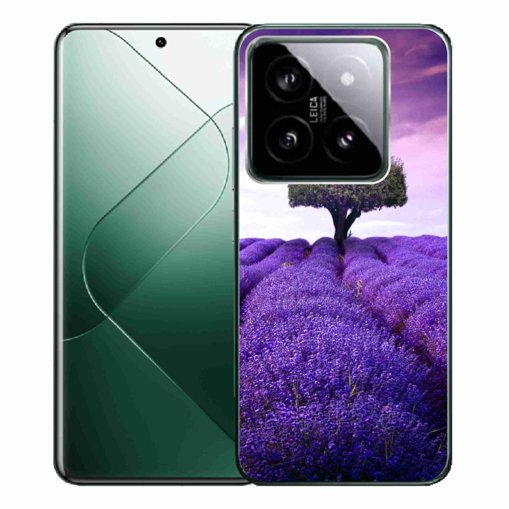Gelový kryt mmCase na Xiaomi 14 Pro - levandulová louka